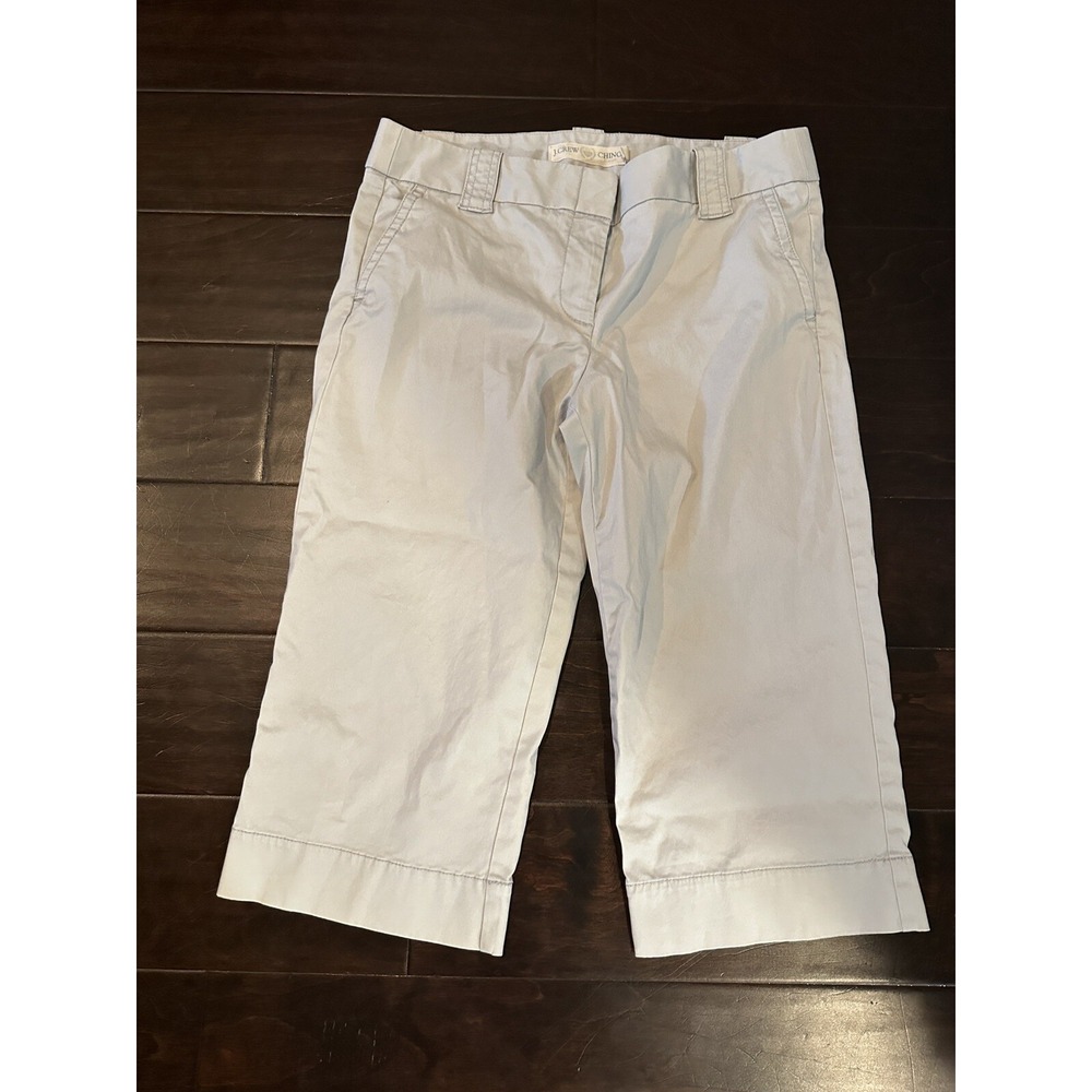 J. Crew Pants Womens 6 Cropped Favorite Fit Light Khaki Chino Ladies